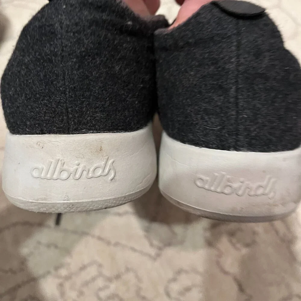 Allbirds Gray Lace Up Shoes Size‎ 9 Comfort Sneaker 💗